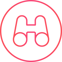 Icon eines Fernglas