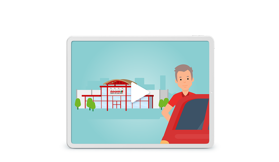 Tablet mit Screenshot aus einem Training, es zeigt das Vorschaubild eines Erklärvideos.